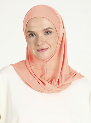 ecardin ST027-ÇENELİ DELİKLİ SCARFS HİJAB